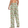 thumbnail image 6 of FREEAMG Strawberry Pattern Pajama Pants for Men, Men's Separate Bottoms, Comfortable Sleep Lounge Pj Pants, 6 of 7