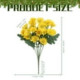 thumbnail image 3 of Verdsylv Artificial Floral Arrangement, Artificial Mum Flowers, Realistic Faux Chrysanthemums for Outdoor, Indoor Garden, Porch, Home Table Decor, Wedding Bouquet Flowers, C, 3 of 9