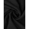 thumbnail image 5 of INSPIRE CHIC Women's Chiffon Dresses Sleeveless Floral Print Crewneck Tiered Layered Flowy Dress Party Wedding Outfits M Solid Black, 5 of 6
