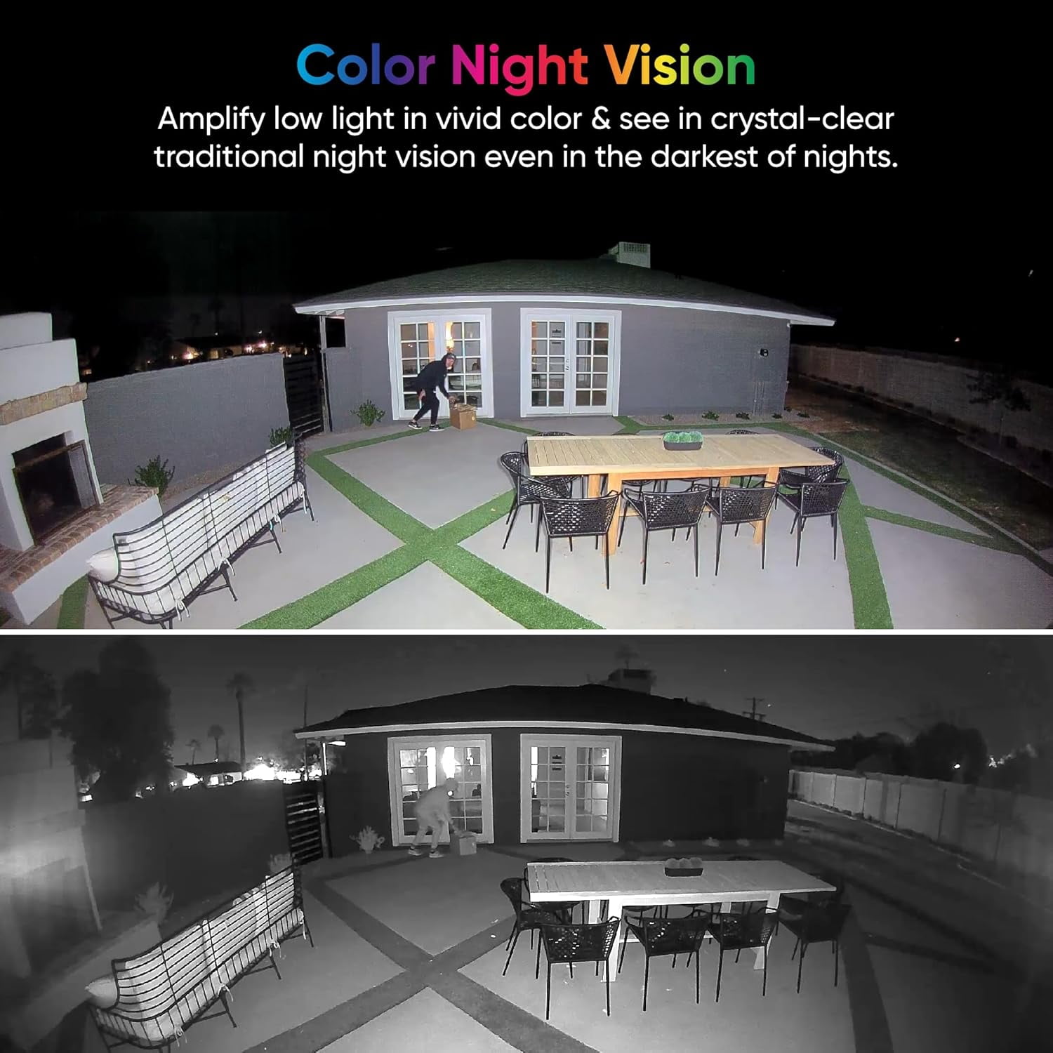 Wyze 2K HD Outdoor Security Cam, Motion Light, Color Night Vision, 105db Siren, Floodlight Camera v2, 2800-Lumen LEDs
