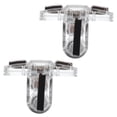 thumbnail image 1 of Unique Bargains Gaming Trigger Mobile Game Controller 1 Pair X6 Metal Button Fire Keys Universal Black, 1 of 5