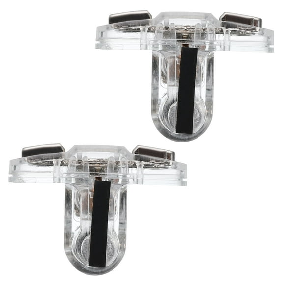 Uxcell Gaming Trigger Mobile Game Controller 1 Pair X6 Metal Button Fire Keys Universal Black