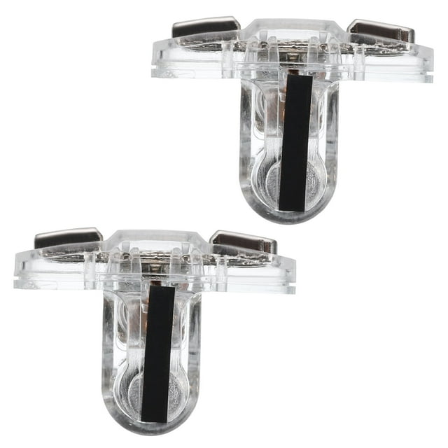 Unique Bargains Gaming Trigger Mobile Game Controller 1 Pair X6 Metal Button Fire Keys Universal Black