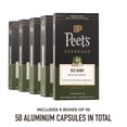 thumbnail image 4 of Peet's Coffee, Medium Roast Espresso Capsules, Compatible with Nespresso Original Machines, 100% Arabica Coffee - Big Bang Intensity 9, 50 Count (5 Boxes of 10 Espresso Capsules), 4 of 4