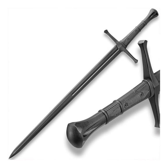 Polypropylene Bokken Training Sword Broadsword | 43 1/2" Blunt Longsword | Practice Swords for Sparring | Balanced & Weighted for Real Feel | Virtually Indestructible | Great for Cosplay