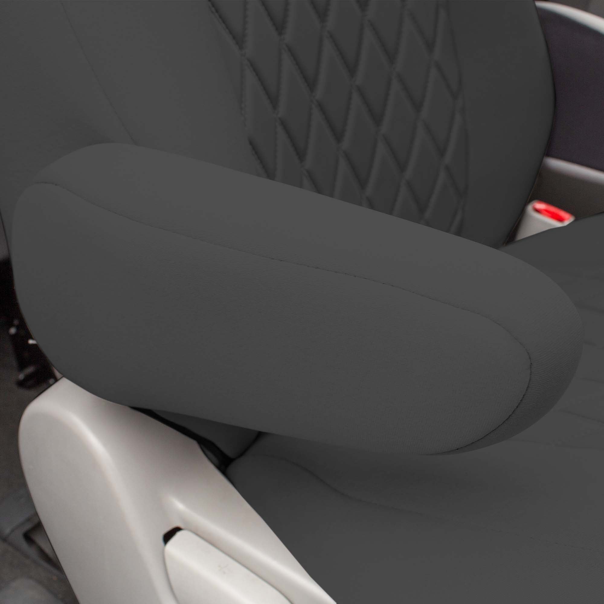 For Toyota Sienna 2011-2020 FH Group Neoprene Waterproof Custom Fit Car Seat Covers - Black Full Set 7 Seater