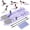 Purple, variant on CATGOOD Pilates Board, Upgraded Pilates Reformer Equipment with Resistance Bands & Timer, Portable Ab Machine Push-Up Balance Board for Women Full Body Workout at Home Fitness, Purple