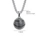 thumbnail image 2 of Collar de acero inoxidable con colgante de baloncesto de moda, collar creativo para hombre con personalidad, 2 of 7