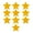 Yellow, variant on 10pcs Reflective Star Vehicle Stickers Self-Adhesive for Night Driving Safety Easy Installation on Car Truck Motorcycles