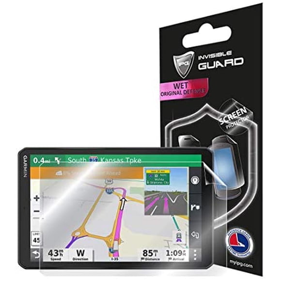 IPG for Garmin dezl OTR800 8-inch GPS Truck Navigator Screen Protector Invisible Ultra HD Clear Film Anti Scratch Skin