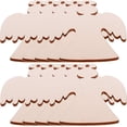 thumbnail image 3 of 50 piezas de manualidades de madera para pintar adornos colgantes de árbol de Navidad recortes de madera sin terminar Navidad (recortes de ángel), 3 of 5