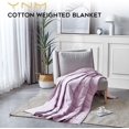 YnM Weighted Blanket — Organic Long Stapled Cotton Material with
