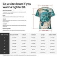 thumbnail image 4 of Bixox Men's Watercolor Sea Turtle Printed Short Sleeve Skinny Athletic T-Shirt, 4 of 6