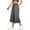 Dark Grey, variant on MLDRA Women's Capri Leggings Yoga Pants with Pockets High Waisted Knee Length Stretch for Casual Soft Workout Exercise Ladies Lounge Pants Black