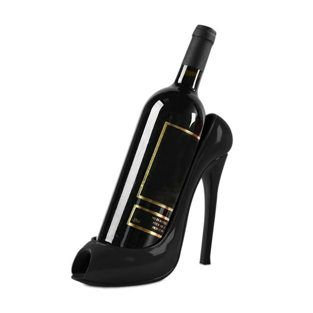 Trovety Shoe Wine Rack Holder - Bottle Keeper with High-Heel Design -  Display & Storage Accessories - Table Centerpiece & Home Decorations for  Kitchen