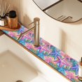 thumbnail image 2 of Yayeee Faucet Mat for Kitchen Sink 30" Diatomite Long Splash Guard Pad, Gradient Starfish Pattern, 2 of 7
