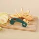 thumbnail image 5 of Cortador rotatorio manual de verduras | Cortador y rebanador multifunción de pepino, patata, pera y zanahoria | Herramienta de cocina de acero inoxidable y plástico para rebanar uniformemente y, 5 of 8