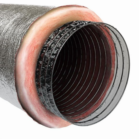 Conduit POLY Argent 12"X25 Pieds (Lot de 1)
