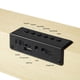 thumbnail image 2 of M1 Bocina de escritorio de madera Bluetooth Reproductor de música de alta fidelidad Barra de sonido Abanopi Negro, 2 of 7