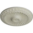 thumbnail image 3 of Ekena Millwork 11 1/4"OD x 1 1/8"P Linus Ceiling Medallion, Hand-Painted Pot of Cream Crackle, 3 of 6