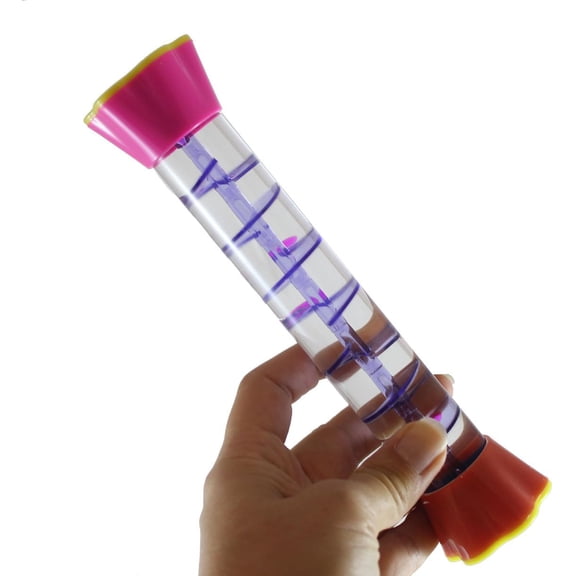 1 Bubble Helix Spiral Liquid Dripping Stick Timer - Calm Down Jar - Soothing and Calming Motion - Liquid Timer Sensory Office Desk Toy - Visual Stimulation (Random Color)
