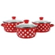 thumbnail image 5 of Juego de olla para salsa casera, olla esmaltada con tapa, sartén de cocina esmaltada con asa, 1 Juego, 5 of 6