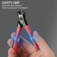 thumbnail image 2 of Nail Clippers for Thick Nails DUAIU Toenail Clippers Wide Jaw Nail Cutter Heavy Duty Nail Clipper Sharp Curved Toe Nail Clippers for Men and Women,Red, 2 of 6