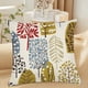 thumbnail image 4 of Fundas de almohada de lino con estampado de flores tropicales B, 4 of 6