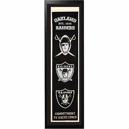 Nfl 14 X 37 Banner Frame Oakland Raiders Walmart Com
