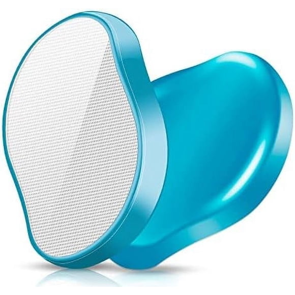 LAICAIW Crystal Hair Eraser for Women and Men, Reusable Crystal Hair Remover Device Magic Painless Exfoliation Hair Removal Tool, Magic Hair Eraser for Back Arms Legs(Blue)