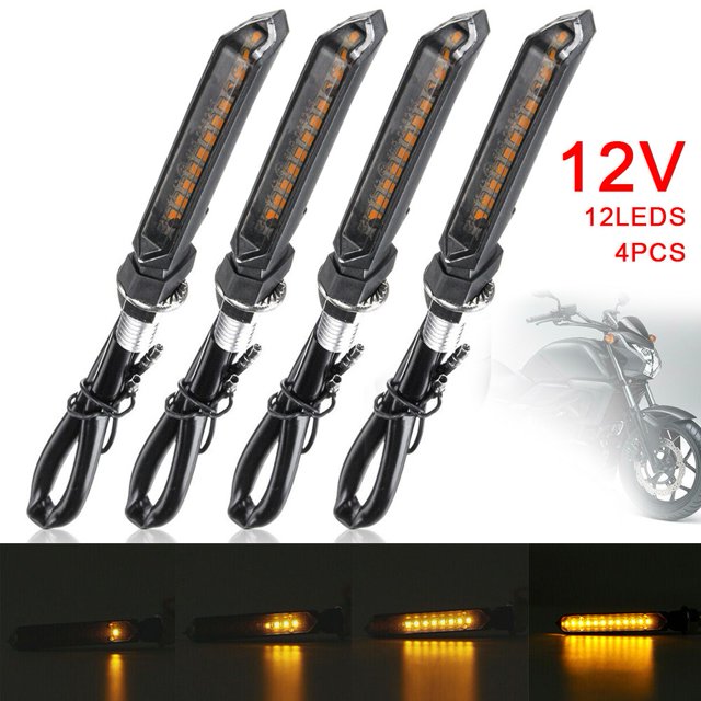 Indicators LED Turn Signal Lens Smoke Light Motorbike Motorcycle Off Road