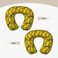 thumbnail image 3 of KLL yellow Corn Pattern Memory Foam Cervical Neck Pillow Versatile U-Shaped Pillows for Home/Office/Camping/Travelling/Soft Washable Cover, 3 of 8