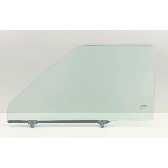Driver Left Side Door Window Door Glass W/O Vent Style Compatible with Toyota Pickup 1984-1988 / 4Runner 1985-1989 Models