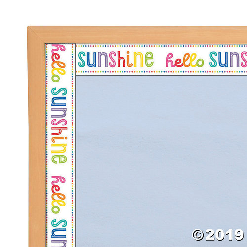 Schoolgirl Style™ Hello Sunshine Bulletin Board Borders