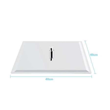 Garosa Shower Head, Square 16-inch Ultra Thin Stainless ...