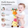 thumbnail image 3 of CYFW Interactive Giraffe Companion - Talking & Dancing Animatronic Plush with 120 Songs, Voice-Repeating Sensory Toy for Baby Tummy Time, 3 of 7