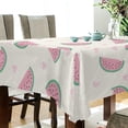 thumbnail image 3 of Cute Watermelon Tablecloth 54" x 54" Rectangle Table Cloth Cover Tabletop Fabric for Indoor Dining Room Outdoor Party Picnic Camping Restaurant House Decor, 3 of 7