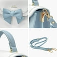 thumbnail image 2 of CuteStreet Handbags for Women Crossbody PU Leather Satchel Bags Over the Shoulder Removable Adjustable Bow, 2 of 7