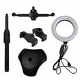 thumbnail image 2 of Studio Fill-Light for Multi-device Compatibility, LED Ring Light with Adjustable Height & 360°Rotation, Evenly Diffused Lighting, Universal Gooseneck Phone Holder for Multiscene, 2 of 3