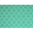 thumbnail image 1 of Ahgly Company Machine Washable Indoor Rectangle Trellis Turquoise Blue Modern Area Rugs, 5' x 7', 1 of 4