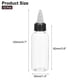 thumbnail image 2 of Uxcell 12Pcs 2oz/60ml Botellas Exprimibles, Botellas Dispensadoras Transparentes con Tapas de Rosca, Botella Plástica para Ketchup, Mostaza y Manualidades, 2 of 6