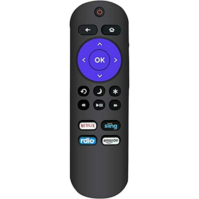 Control remoto de repuesto Elekpia para TV Roku Compatible con Onn/TCL/Haier/Hitachi/LG/Sanyo/JVC/Magnavox/RCA/Philips/Westinghouse/Element
