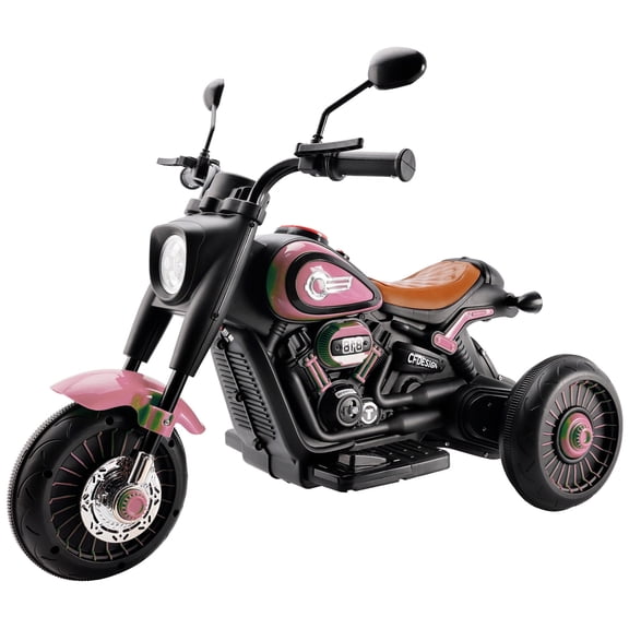 Bruce&Shark Toddler Motorcycle, 6V Battery Powered Electric Motorcycle with Headlights & Music, Kids Motorcycle Ride on Toy for Toddlers Boys 18 Months