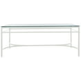 thumbnail image 4 of SAFAVIEH Couture Abelard Modern Tempered Glass Coffee Table, White, 4 of 10
