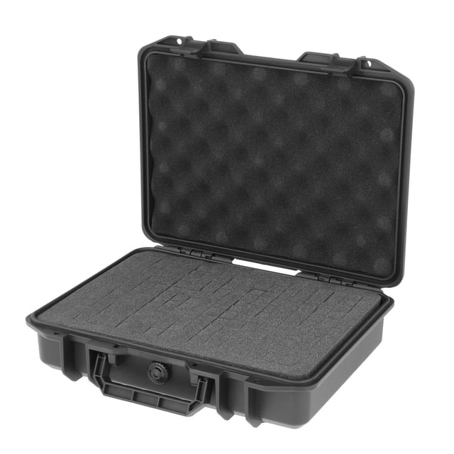 pitrice Tool Case Equipment with Sponge Portable Suitcase Safety for Instrument Gear 30cmx24cmx8.5cm