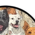thumbnail image 4 of 36.2 Inch Round Floor Mat A Large Group Of Dogs Carpet Decor Rug for Living Room Bedroom, 4 of 6