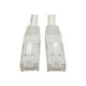 Eaton Tripp Lite Series Cat6 Gigabit Molded (UTP) Ethernet Cable (RJ45 M/M), PoE, white, 25 ft. (7.62 m) RJ-45 (m) CAT 6 - Câble de Raccordement - à RJ-45 (M) - 25 ft - UTP - - IEEE 802.3ab/IEEE 802.5 - Moulé, Toronné - Blanc – image 1 sur 8