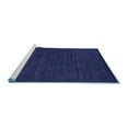 thumbnail image 2 of Ahgly Company Machine Washable Indoor Rectangle Solid Blue Modern Area Rugs, 5' x 8', 2 of 4