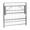 thumbnail image 6 of Linon Lowell Twin Folding Platform Mattress Base in Grey Powder Coated Steel, 6 of 13