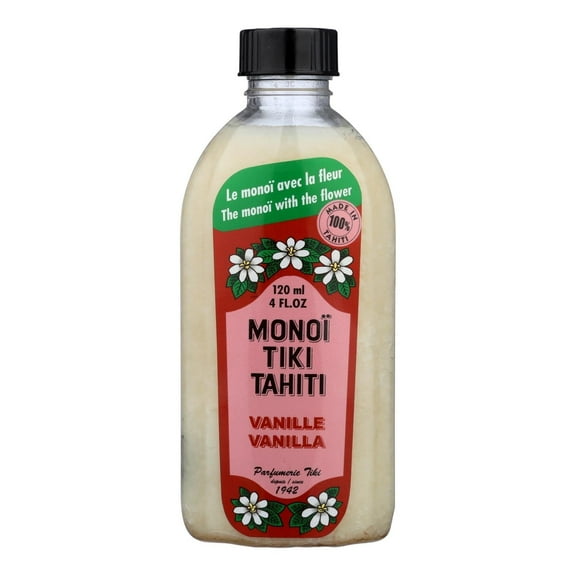 Monoi Tiare Tahiti Coconut Oil Vanilla - 4 fl oz